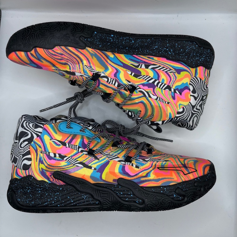 Puma MB.03 Dexters Laboratory LaMelo Ball Basketball Shoes Mens 9 379330-01 - Picture 3 of 7